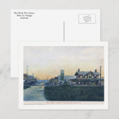 Bay Head, New Jersey, Main St, Vintag Postkarte (Vorne/Hinten)