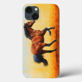 Bay Horse Galloping iPhone 13 Hülle