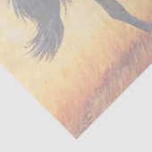 Bay Horse Galloping Seidenpapier (Detail)