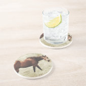 Bay Horse Getränkeuntersetzer (Seite)