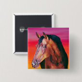 Bay Horse Gradient Button (Vorne & Hinten)