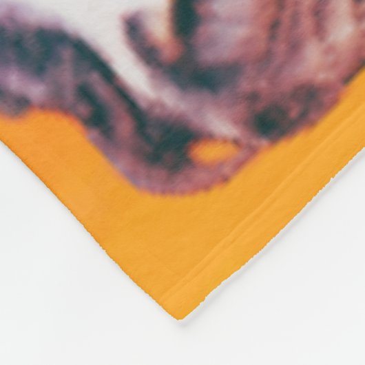 Bay Horse Gradient Fleecedecke (Ecke)