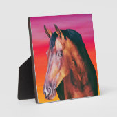 Bay Horse Gradient Fotoplatte (Vorderseite)