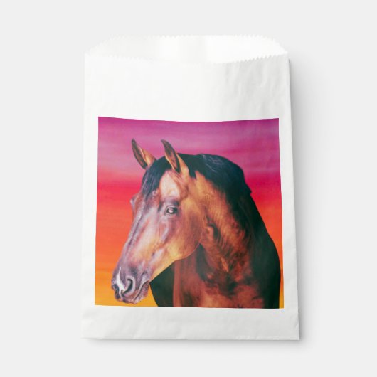 Bay Horse Gradient Geschenktütchen (Vorderseite)