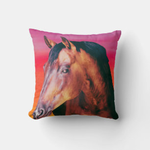 Bay Horse Gradient Kissen