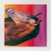 Bay Horse Gradient Puzzle (Horizontal)