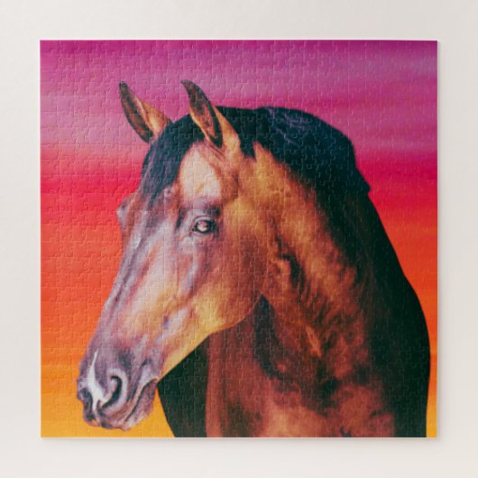 Bay Horse Gradient Puzzle (Vertikal)