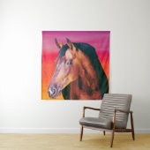 Bay Horse Gradient Wandteppich (Beispiel)