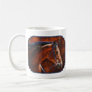Bay Horse Hanoverian Warmblut Kaffeetasse