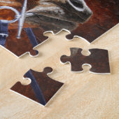 Bay Horse Hanoverian Warmblut Puzzle (Seite)
