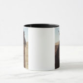 Bay Horse in Wind Tasse (Zentrum)