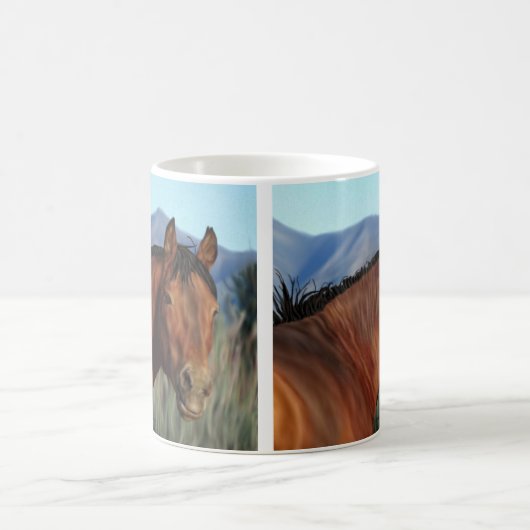 Bay Horse Kaffeetasse (Mittel)