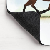 Bay Horse mit Blaze Mousepad (Ecke)