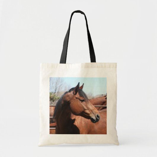Bay Horse Tote Bag Tragetasche (Vorne)