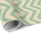 Bay Leaf Gewürzmoods Chevrons Geschenkpapier (Rolleneckpunkt)