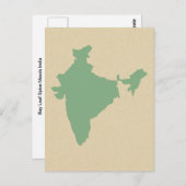 Bay Leaf Gewürzmoods Indien Postkarte (Vorne/Hinten)