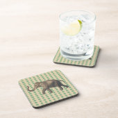 Bay Leaf Gewürzstimmungen Punkte mit Elefant Getränkeuntersetzer (Rechte Seite)