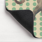 Bay Leaf Gewürzstimmungen Punkte mit Elefant Mousepad (Ecke)