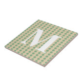 Bay Leaf Spice Moods Punkte mit Monogramm Fliese (Seite)