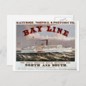 Bay Line - The Great Through Line Postkarte (Vorne/Hinten)