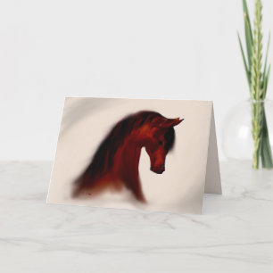 "Bay Mare" ~ Holiday Greeting Card Feiertagskarte