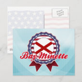 Bay Minette, AL Postkarte (Vorne/Hinten)