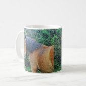 Bay New Forest Pony, Hampshire, England Kaffeetasse (Vorderseite Links)