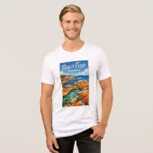 Bay of Fires Tasmania Tri-Blend Shirt (Vorderseite voll)