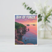 Bay of Fundy Nova Scotia Kanada Postkarte (Stehend Vorderseite)