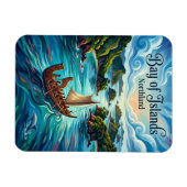 Bay of Islands Neuseeland Magnet (Horizontal)