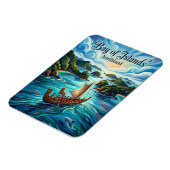 Bay of Islands Neuseeland Magnet (Linke Seite)