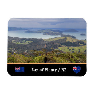 Bay of Plenty, Islands, fishing / Neuseeland Magnet