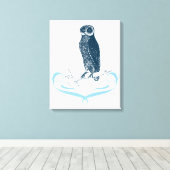 Bay Owl Leinwanddruck (Insitu (Holzboden))