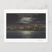 Bay Pines, Florida - Mondlichtansicht Krankenhaus