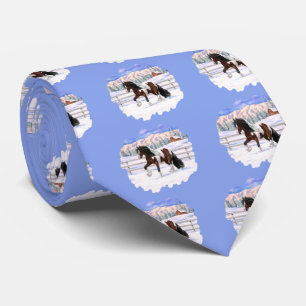 Bay Pinto Brown Skewbald Gypsy Vanner Tinker Horse Krawatte