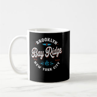 Bay Ridge Brooklyn New York - Retro Vintage Graphe Kaffeetasse