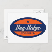 Bay Ridge Postkarte (Vorne/Hinten)