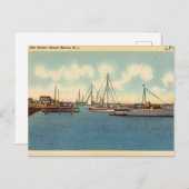 Bay Scene, Beach Haven, New Jersey Postkarte (Vorne/Hinten)