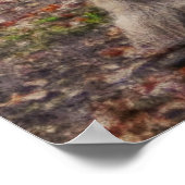 Bay Shire Draft Horse England, UK Poster (Ecke)