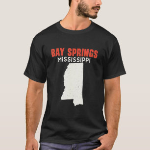 Bay Springs Mississippi USA Staat America Travel M T-Shirt