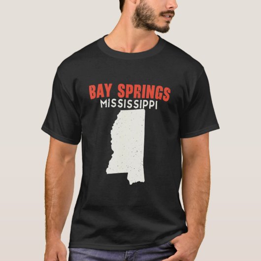 Bay Springs Mississippi USA Staat America Travel M T-Shirt (Vorderseite)