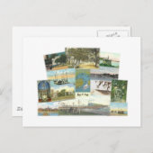 Bay St. Louis Collage Postkarte (Vorne/Hinten)