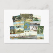 Bay St. Louis Collage Postkarte (Vorderseite)