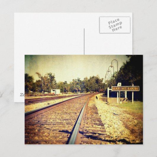 Bay St. Louis Postkarte (Vorne/Hinten)