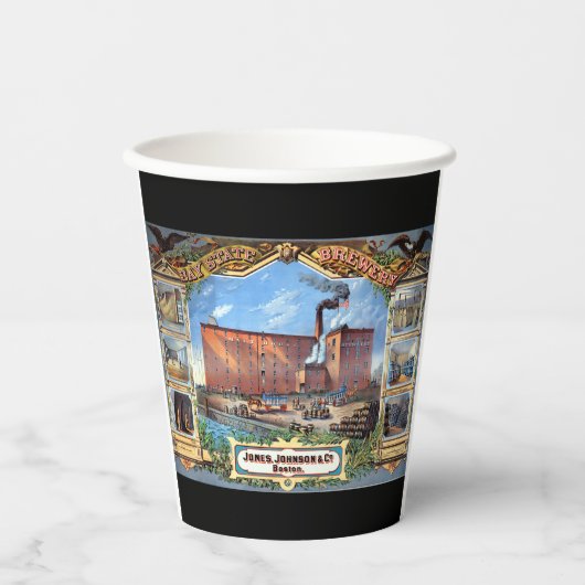 Bay State Brauerei Boston Pappbecher (Vorderseite)