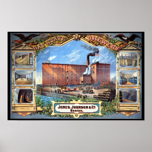 Bay State Brewery Boston Poster (Vorne)
