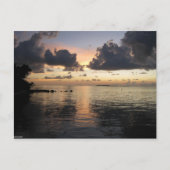 Bay Sunset Postkarte (Vorderseite)