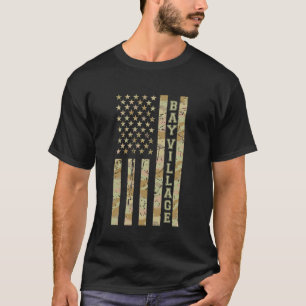 Bay Village City Pride Ohio Wüsten-Tarnung abgenut T-Shirt