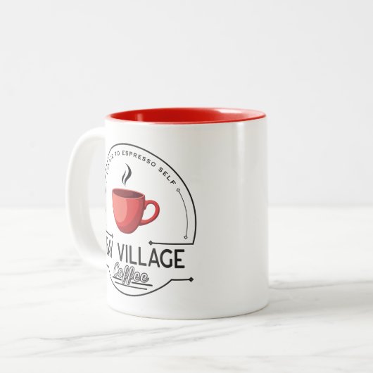 Bay Village Zweifarbige Tasse (Vorderseite Links)