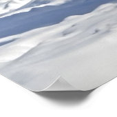 Bay Winter Horse "Jahr des Pferdes" Pferdefleisch  Poster (Ecke)